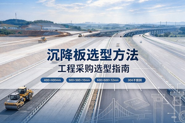 安福沉降板选择方法