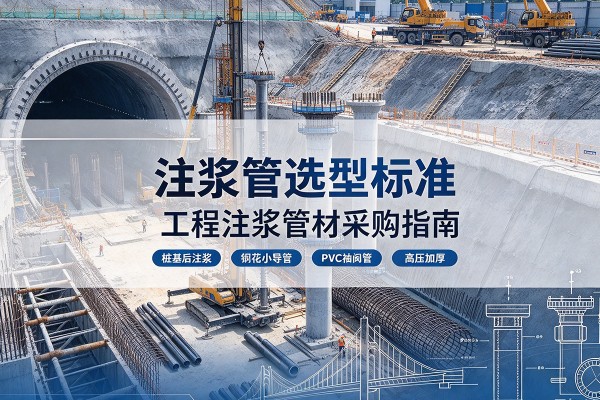 安福注浆管选型标准