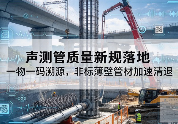 安福声测管质量新规落地，一物一码溯源，非标薄壁管材加速清退