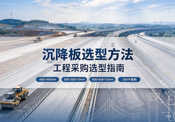 安福沉降板选择方法