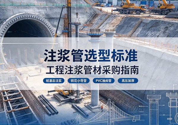 安福注浆管选型标准